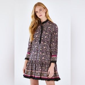 Hunter Bell carter mini dress in midnight floral